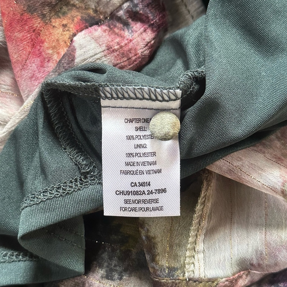 Women's HAVER London Blouse Size M Multicolor Floral Print - Picture 7 of 7